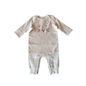 NWOT 3-6M Hanna Andersson Bunny Baby Long Sleeve Romper